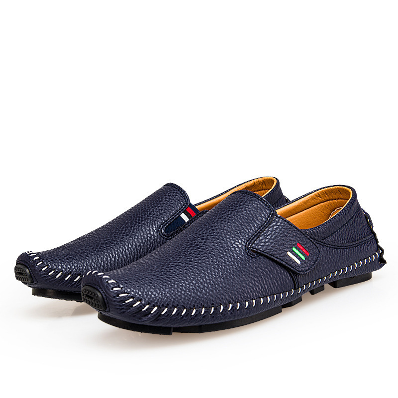 Peas shoes lazy leather shoes - Image 4
