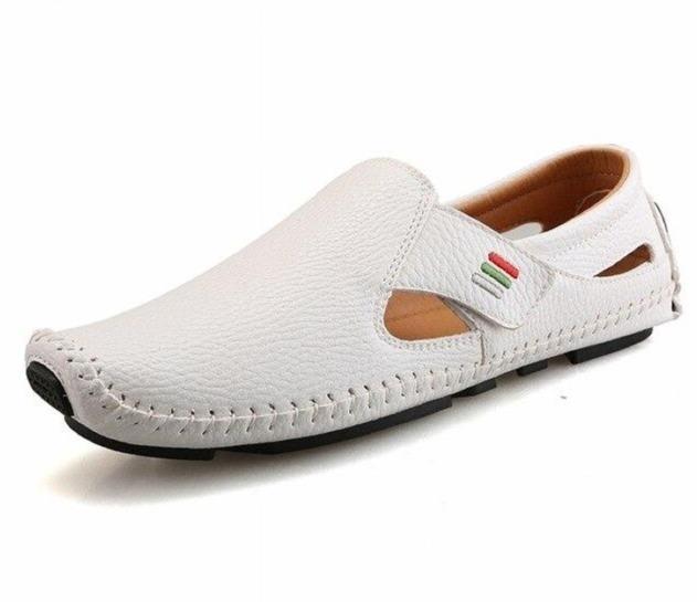 Peas shoes lazy leather shoes - Image 6