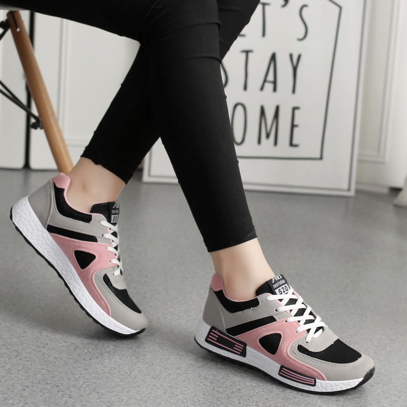 Sports Shoes Women's All-match Casual Shoes Forrest Shoes Student Breathable Board Shoes Flat Running Shoes - Image 3